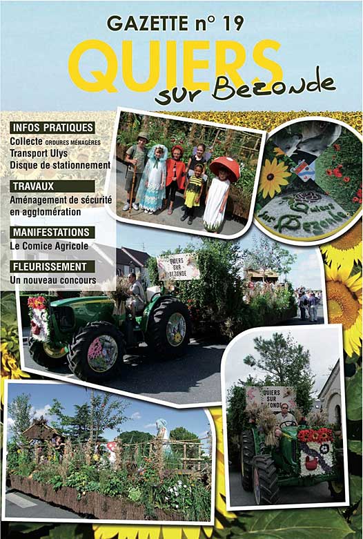 GAZETTE Quiers 19 P01 Ville De Quiers Sur Bezonde